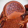 Advanced Sheridan Style Full Floral -  Douglas 38 Wade by Keith Valley  This wade saddle won the Don King Memorial - Open Advanced Sheridan Style Division. Specs:  Douglas 38 Wade Tree - by Rick Reed 93 degree Bars 16 inch seat 7/8ths flat plate riggin 4 & 1/2 inch Stainless Steel Stirrups - tooled inside Cantle is 4 &1 /2 inches hight X 12 & 1/2 inches wide  1 & 3/4 inch tooled Cheyenne Roll All Stainless Steel Hardware - By Harwood Rope Strap and Choker Dee's are optional Santa Barbarbra Twisted Stirrup Leathers Tooled Back Cinch